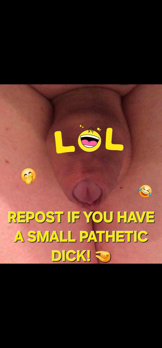 DO IT NOW!!! 🤏 repost and show everybody how small and pathetic your dick is, just like this one 🤏🤣