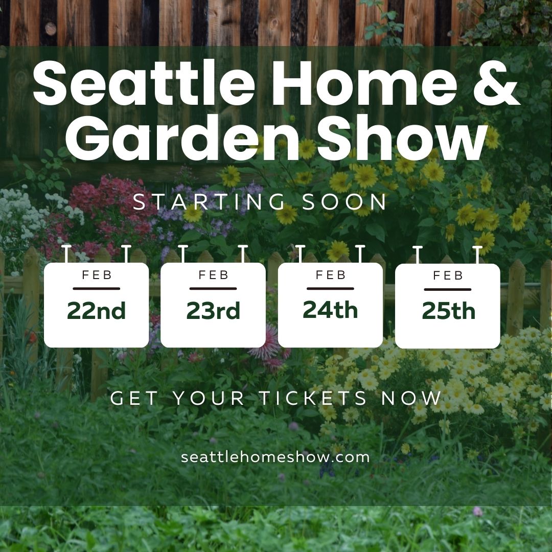 Seattle Home &amp; Garden Show starts tomorrow. We will have flowers and bulbs available for sale at our Yard to Table exhibit. If you haven't already, get your tickets now!​

Tickets available now ➡️ seattlehomeshow.com​

#SeattleHomeShow #Seattle #PNW #Garden #UrbanFarming