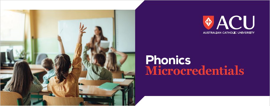 AusLiteracy's tweet image. Tap into cutting-edge research and up-to-date instructional approaches lead by experts in phonics Professor @SaskiaKohnen, Professor Rauno Parrila, and Dr Valeria Rigabon. Learn more here: acu.edu.au/course/phonics…