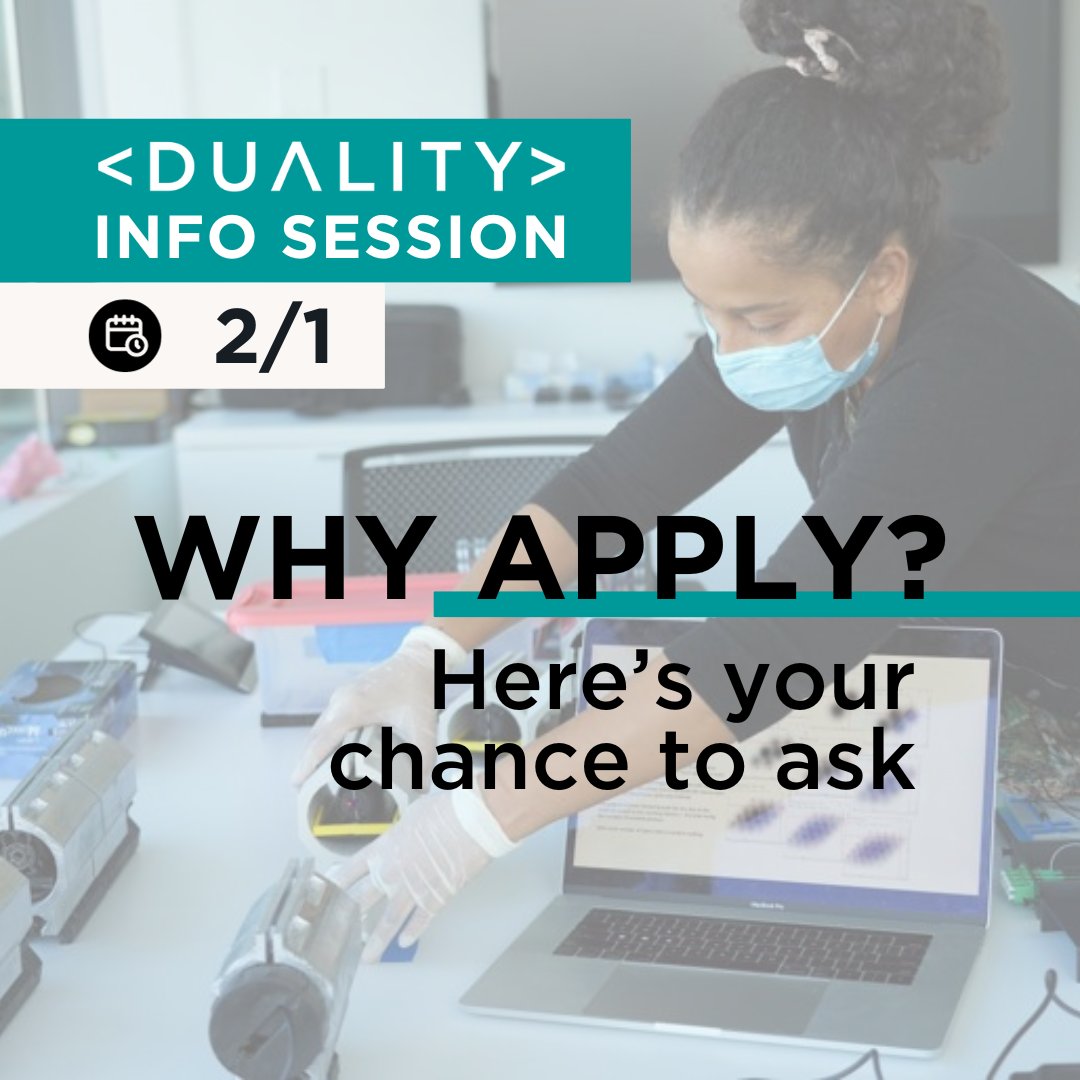 Duality is hosting a Cohort 4 info session and Q&amp;A Thursday 2/1 for #quantum entrepreneurs looking to learn more about the program.

Register now: polsky.uchicago.edu/event/info-ses…