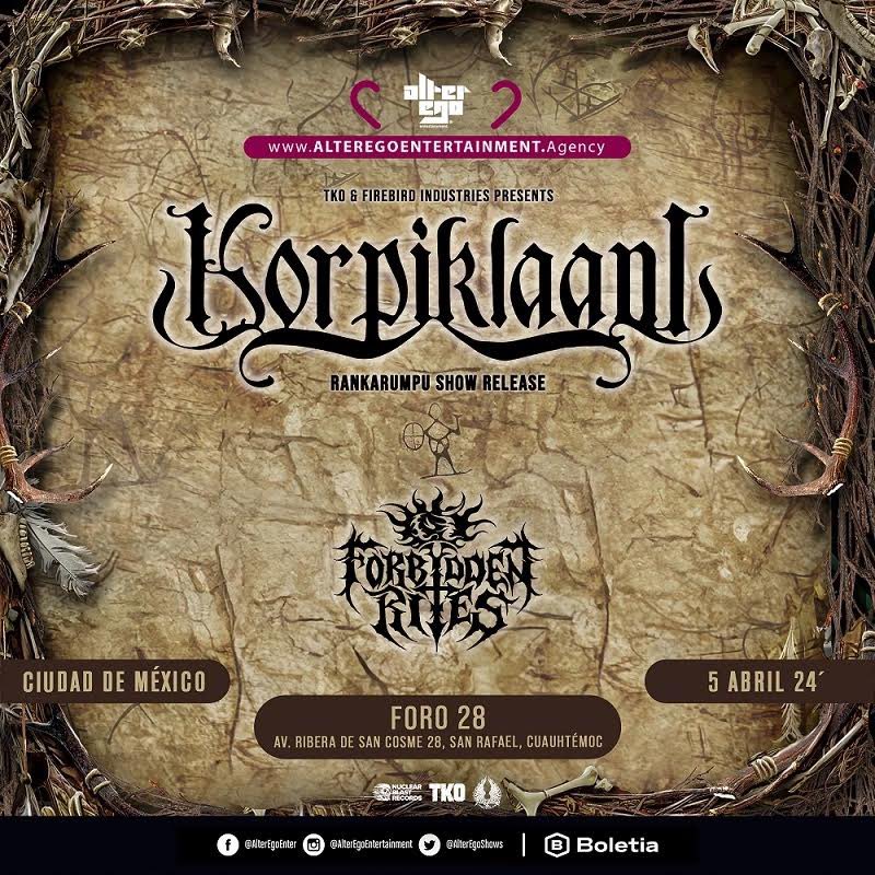 Regresa <a href="/_korpiklaani/">Korpiklaani</a> a México este 2024 para presentar su álbum Rankarumpu elclubdelrock.com/noticias/korpi…

Presenta <a href="/AlterEgoShows/">Alter Ego Entertainment</a>