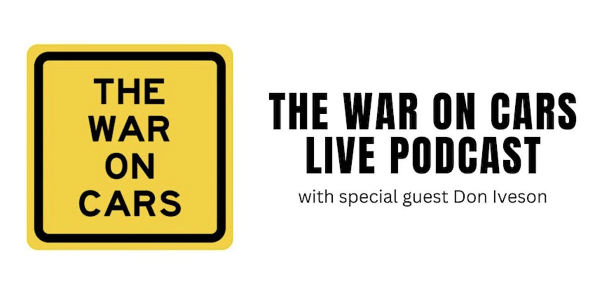 Lets do this, Friday February 23rd. The War On Cars Podcast @TheWarOnCars, live in Edmonton, Alberta Canada! eventbrite.ca/e/live-podcast… @ExploreEdmonton @edmontondtwn @pathsforppl @bikeedmonton @drdagly #yegbike #yeg