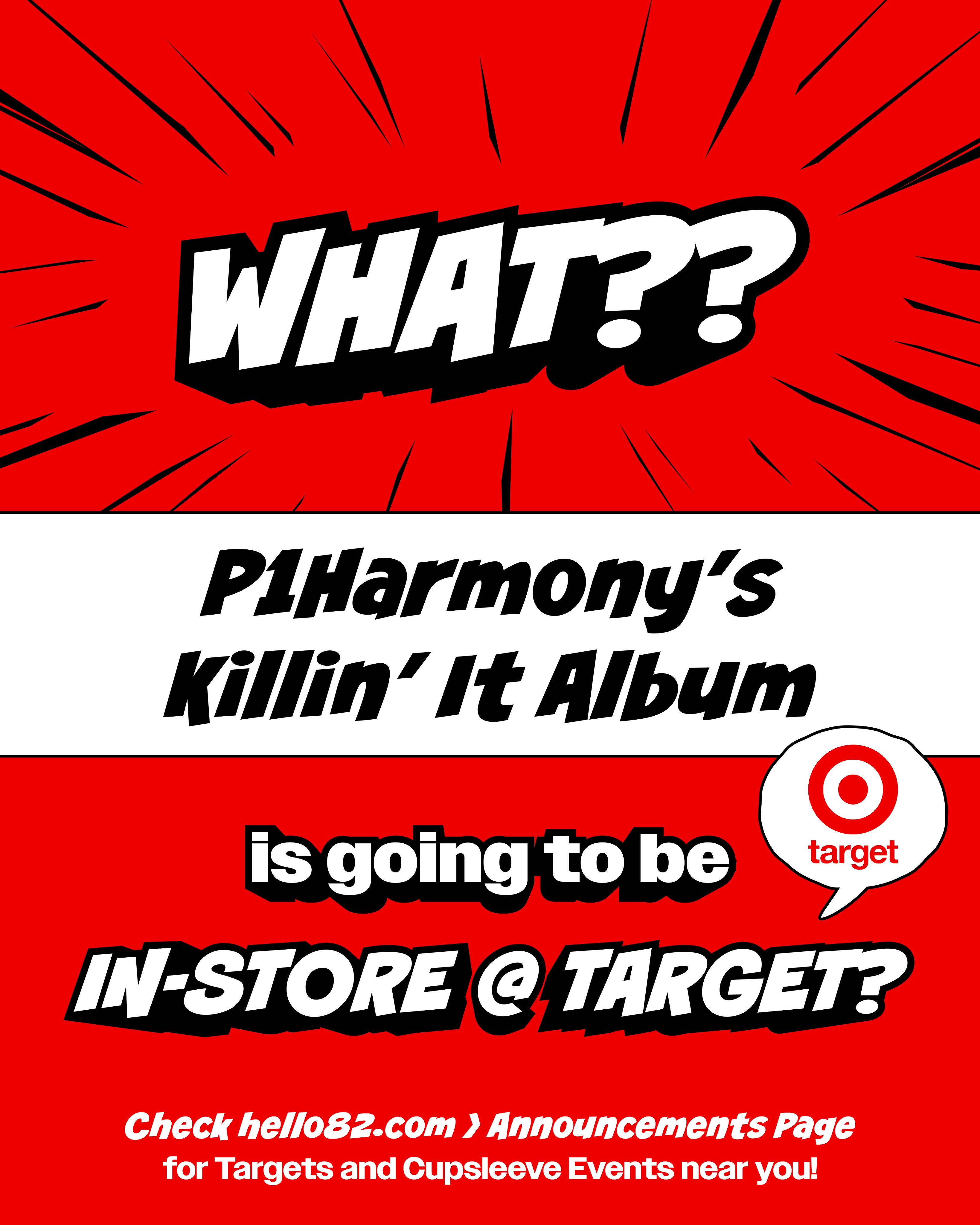 P1Harmony - 1ST ALBUM : Killin' It - Superb Ver. (Target