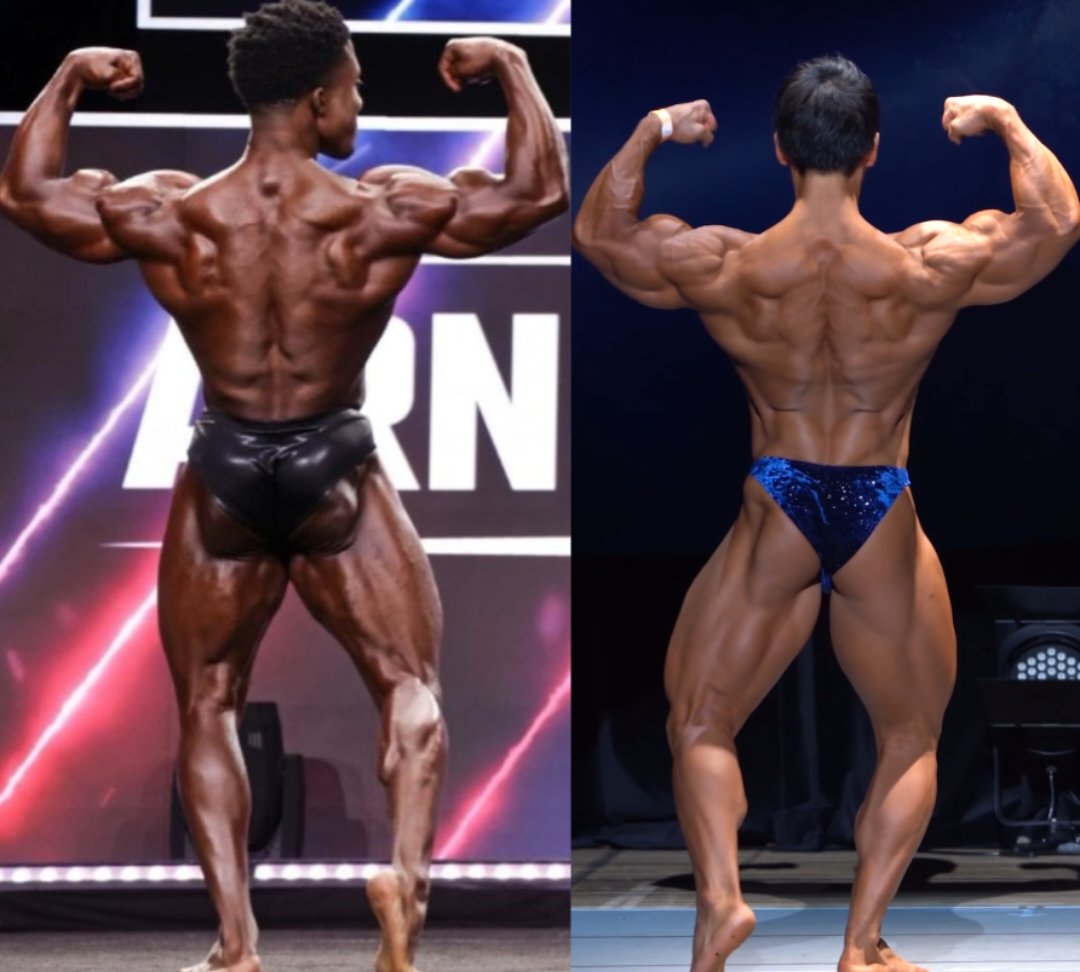 ちなナチュラルでクラシックプロになったKendal Richmondと並んだらこんな感じ