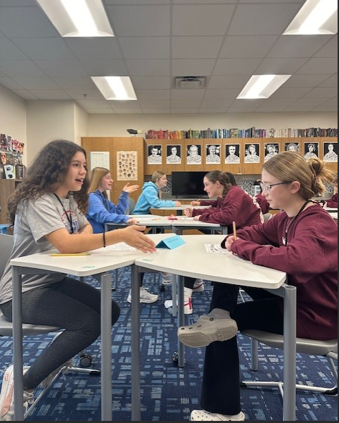 MISDRiverValley's tweet photo. English class is more fun(and passionate) when you are asked to argue! #SpeedDebating #8thGrade https://t.co/7HHBi37jWH