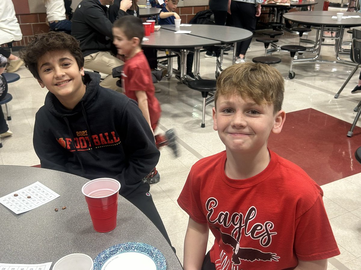 Tonight for Catholic Schools Week the teachers and staff made dinner for all our Saint Wendel families to say “thank you.” Everyone enjoyed playing bingo and winning some awesome prizes! #CSW2024 #ncea