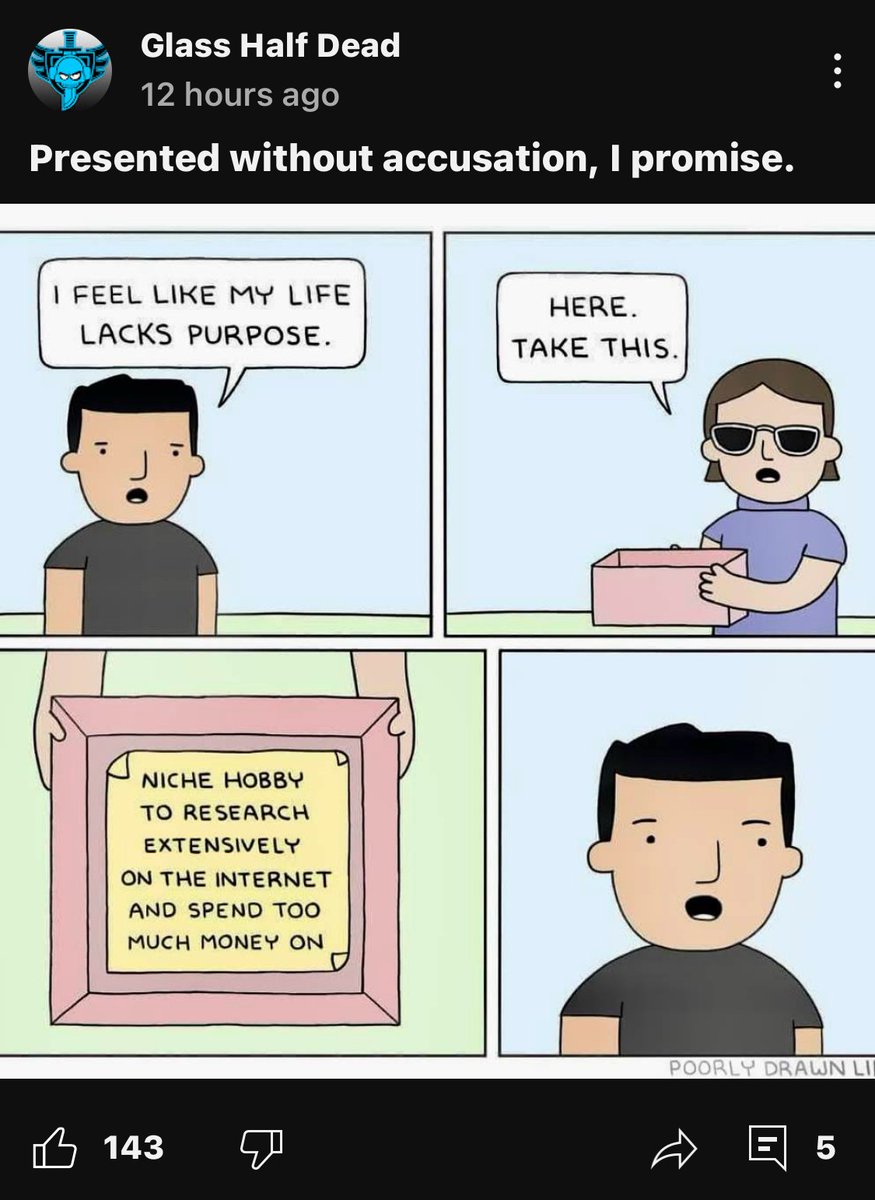 Unironically, <a href="/glasshalfdeadtv/">GlassHalfDead</a> is actually onto a point that is validated by existential psychology:

Right on, mate!!!