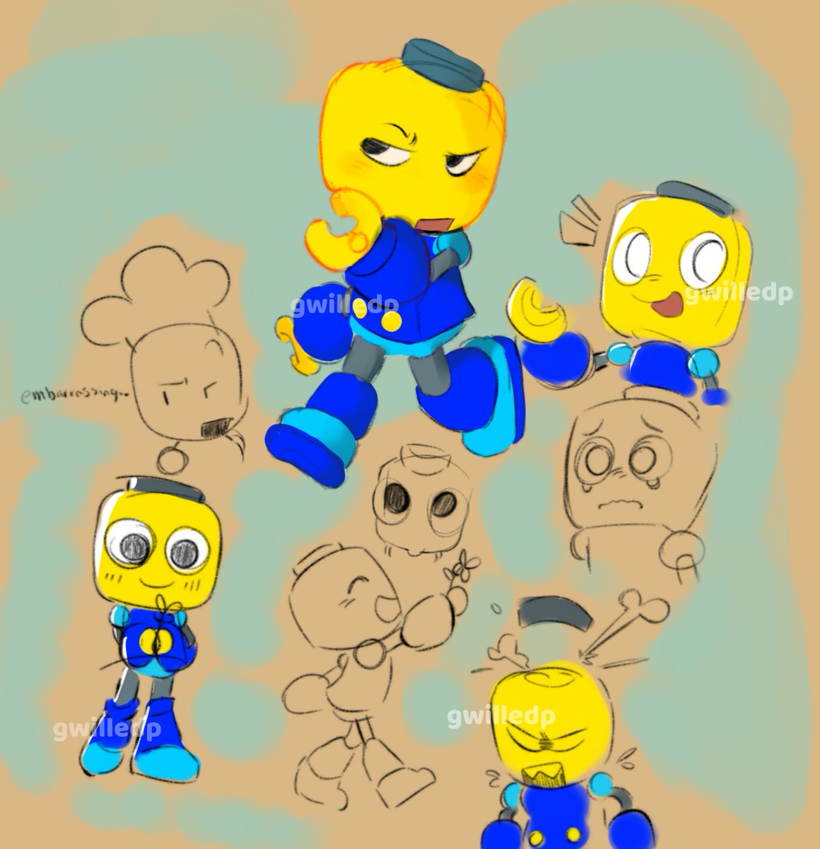 GwilledP's tweet image. I think he's serving...

#MegaMan #Servbot