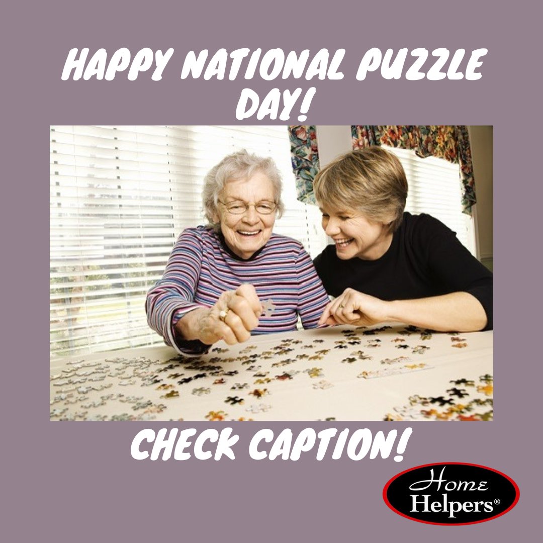 HomeHelpersNJ's tweet photo. Piece by piece, caregiving brings joy and fulfillment. Happy National Puzzle Day! 

👉 If you’re searching for caregiver job opportunities, explore below. Contact us today at (201) 992-4516 or visit our website: 
•
https://t.co/Z7A4gQvgd6
•
 Join our caregiving team! https://t.co/Cehyv3sIn0