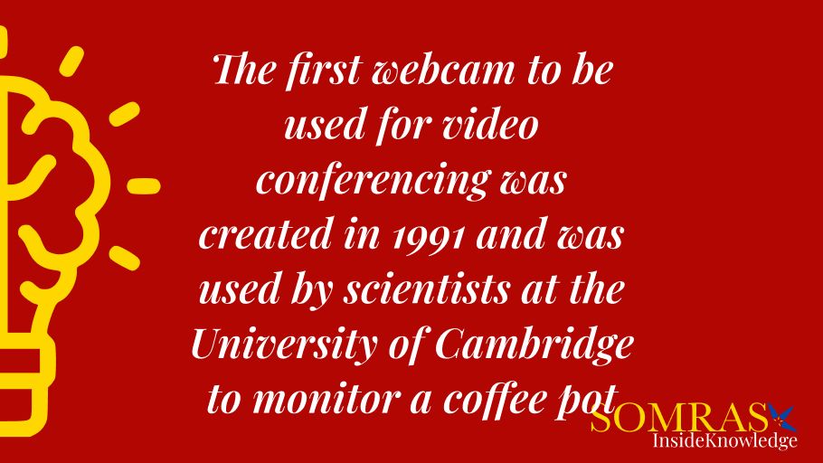 somrasv's tweet image. 📹 Coffee, Cambridge, &amp;amp; Webcams with Somras 📹

The first webcam in 1991 wasn't for meetings; it was for coffee! ☕🎥 

Got a similar fun tech use? Share with #SomrasVentures. 

Tune in next Tuesday for more tech trivia! 

#TechTalesTuesday #UniqueTech #somrasvc