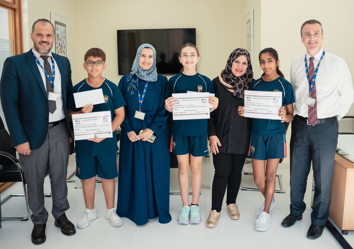 We are thrilled to announce our top three Secondary Arabic readers from last term:

🥇 Emilia - First Place
🥈 Syed - Second Place
🥉 Jiya - Third Place

These students have demonstrated an exceptional commitment to their Arabic reading journey.

Congratulations to each of you!