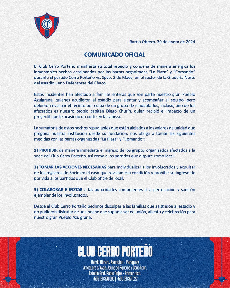 Club Cerro Porteño tweet media
