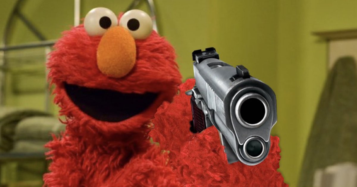 DjDangerous1's tweet photo. Elmo going through the replies and quote tweets like... https://t.co/mi2lytQRL6