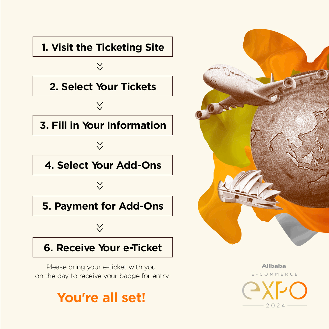 alibaba_anz's tweet photo. Booking for #AliExpo2024 is now open to general visitors and buyers! Experience limitless possibilities of global markets, leverage this platform to explore untapped potential and delve into the vibrant world of international commerce.​ Free tickets: https://t.co/zn4O6jD60k. https://t.co/V4xteGZAZG