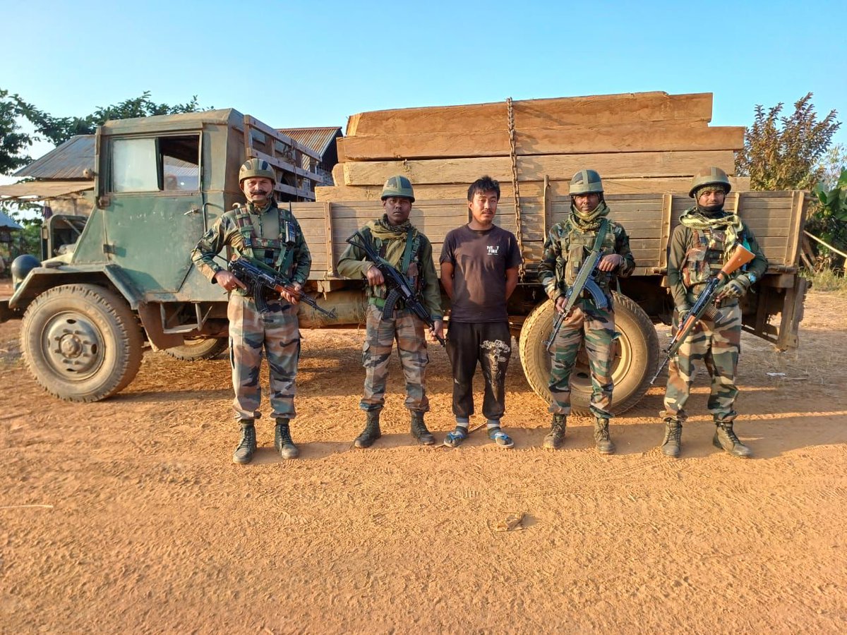 official_dgar's tweet photo. #AssamRifles foiled smuggling of Areca Nuts and Timber worth Rs 3.16 Crores in general area Kangpat Centre, Kamjong District, Manipur on 27 Jan 2024.
@HMOIndia @adgpi @PIBHomeAffairs https://t.co/U8UAxzqVqV
