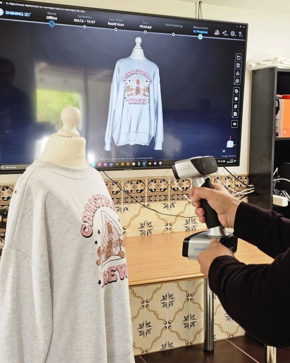 servicios3dco's tweet photo. El modelo 3D generado al escanear una prenda de vestir tiene una amplia gama de usos, tales como:
● Archivar diseños
● Facilitar los rediseños
● Proporcionar a los clientes un servicio de adaptación virtual cuando venden en línea.
@shining3d https://t.co/xHqmrFdhPO