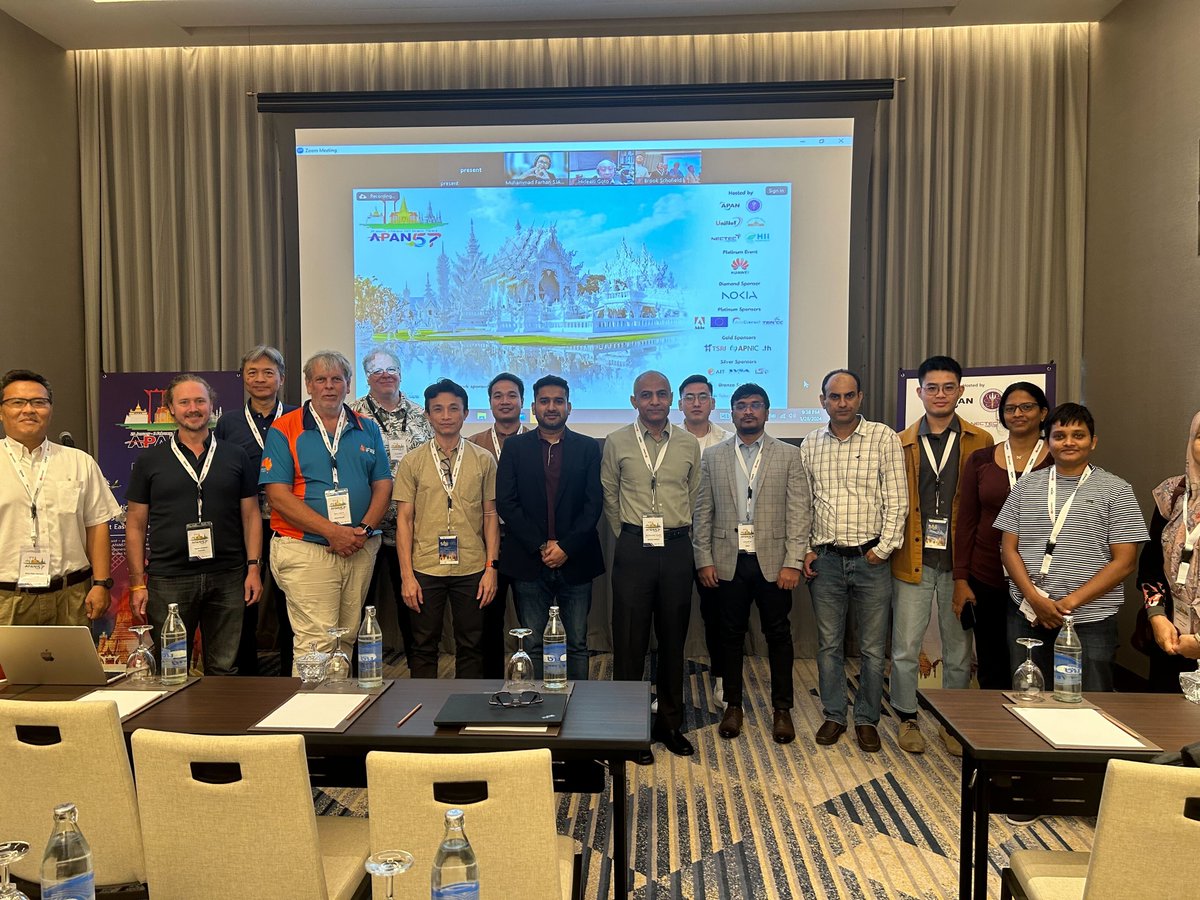AAF's Head of Support, Terry Smith, is in Bangkok this week attending APAN57. The Asia-Pacific Advanced Network facilitates collaboration and information exchange amongst research &amp; education networks in the Asia-Pacific Region. #AAF #APAN57