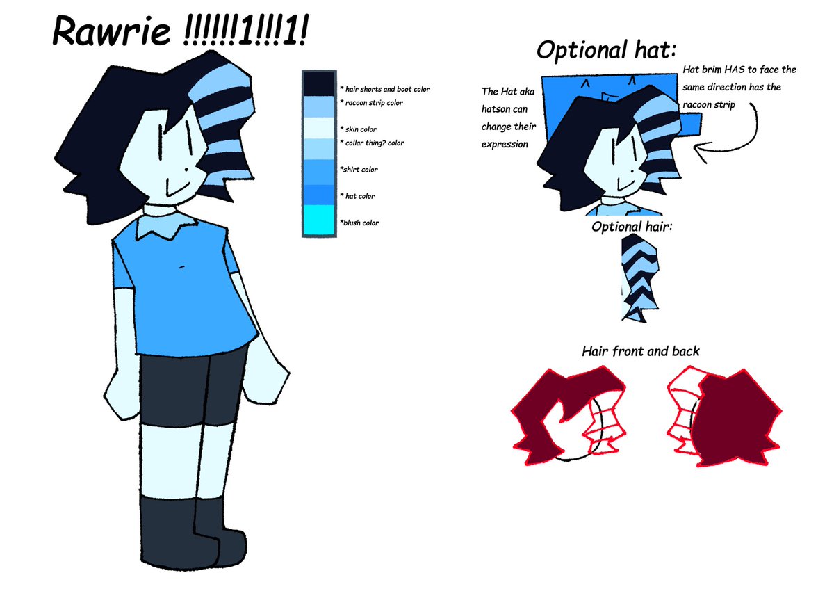 rawrtastic_'s tweet image. New rawrie reference sheet !!!!