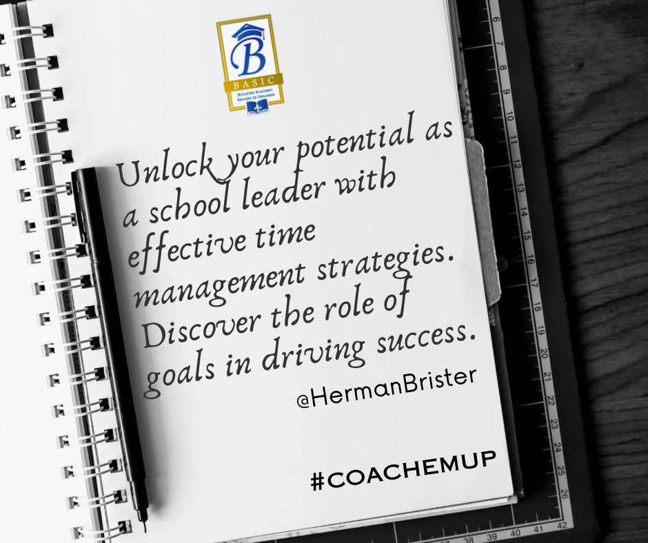 basicedsolution's tweet image. How are you effectively managing your time as an instructional leader?  @HermanBrister @BRTeacherLeader #coachemup #bethesolution

Click the link to be part of the @BasicsSolutions 

forms.gle/baxn5SNHpnRe7Z…