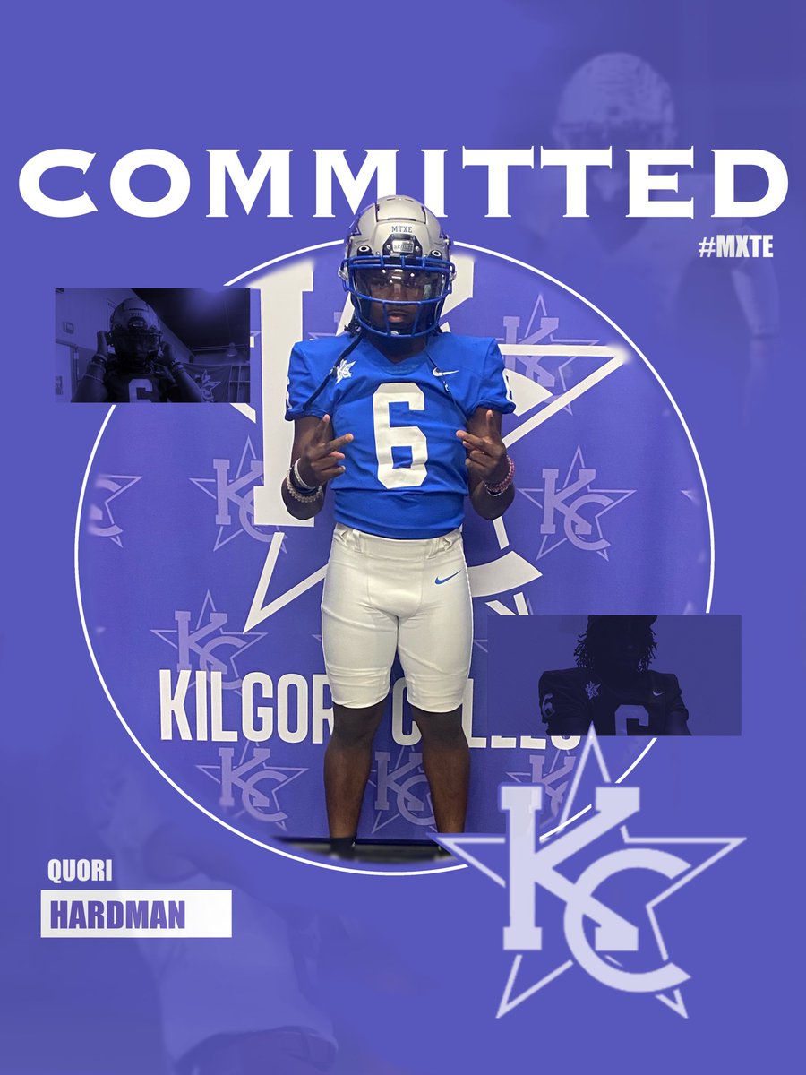 itsQuori2x's tweet photo. #AGTG Blessed to announce my commitment to Kilgore College ! From one winning tradition to another ! #MXTE

@CoachGeee_MTXE 
@Coach_Mackey_ 
@CoachChidester 
@KC_MTXE https://t.co/DIkQXjobPN