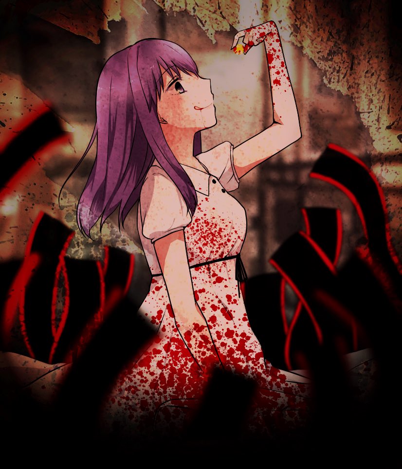 間桐桜 「#Fate20th気づけばSNでは間桐桜ばかり描いてました。桜好きだよ。でもセイ」|ほたる🎀のイラスト