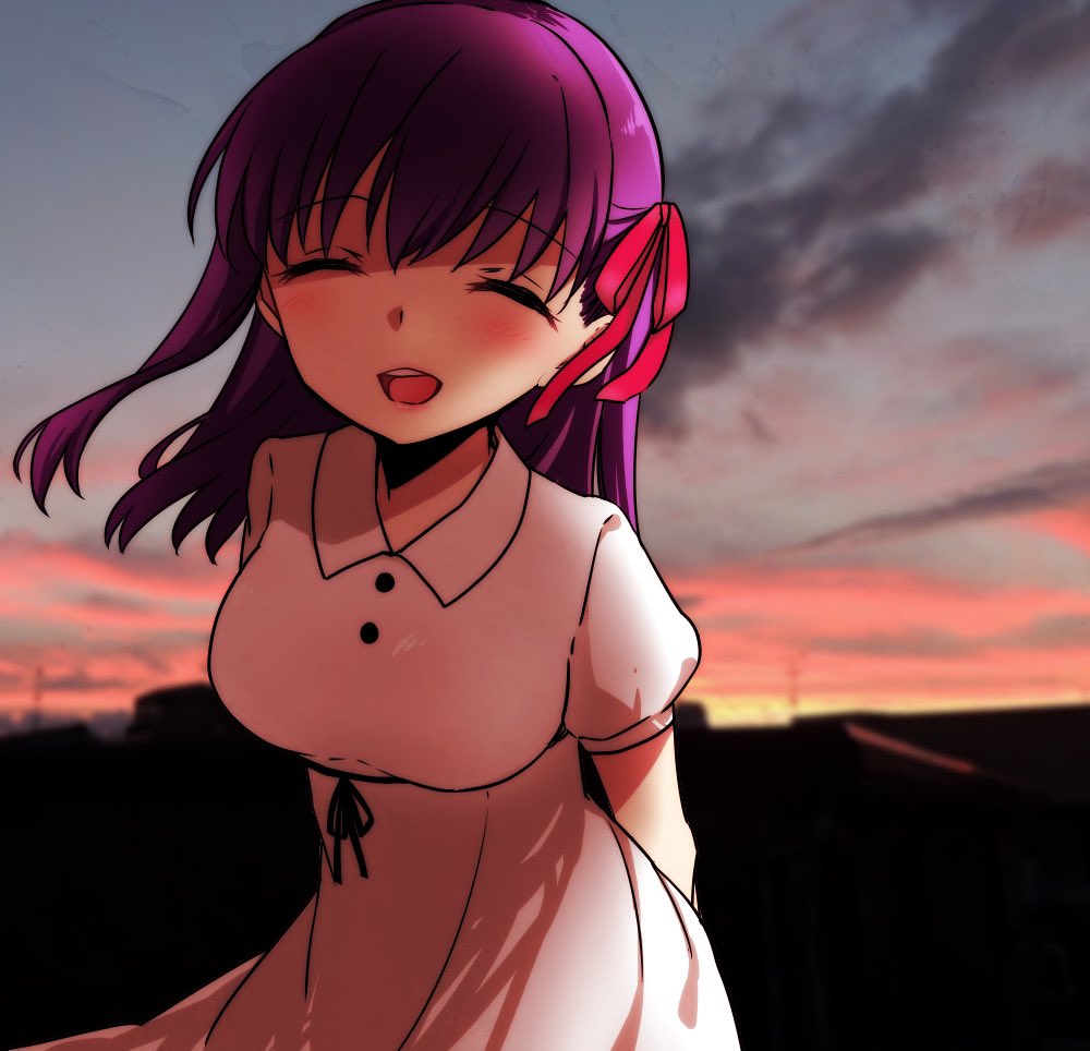 間桐桜 「#Fate20th気づけばSNでは間桐桜ばかり描いてました。桜好きだよ。でもセイ」|ほたる🎀のイラスト