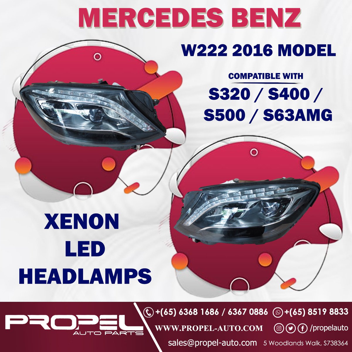 propelauto's tweet photo. Mercedes W222 S-Class Xenon LED Headlamps available in #ReadyStock
Shop now Genuine Headlamps for your ride at #PropelAutoParts
#W222 #S320 #S400 #S500 #Headlights #PremiumQuality #Usedlamps #Secondhandparts #Completelamp #SG #ReusewithQuality #SingaporeWorkshops #Repairshops https://t.co/oSAuud4GNc