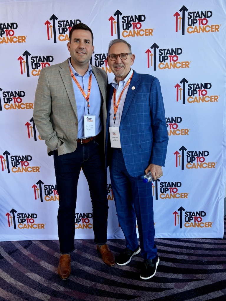 charitableauto's tweet photo. Our CEO, Howard, had the opportunity to attend the #SU2CScienceSummit, witnessing the strength of collaboration, where diverse panels showcased the united determination to stop cancer in its tracks. #StandUpToCancer https://t.co/PMFE3QwQGd