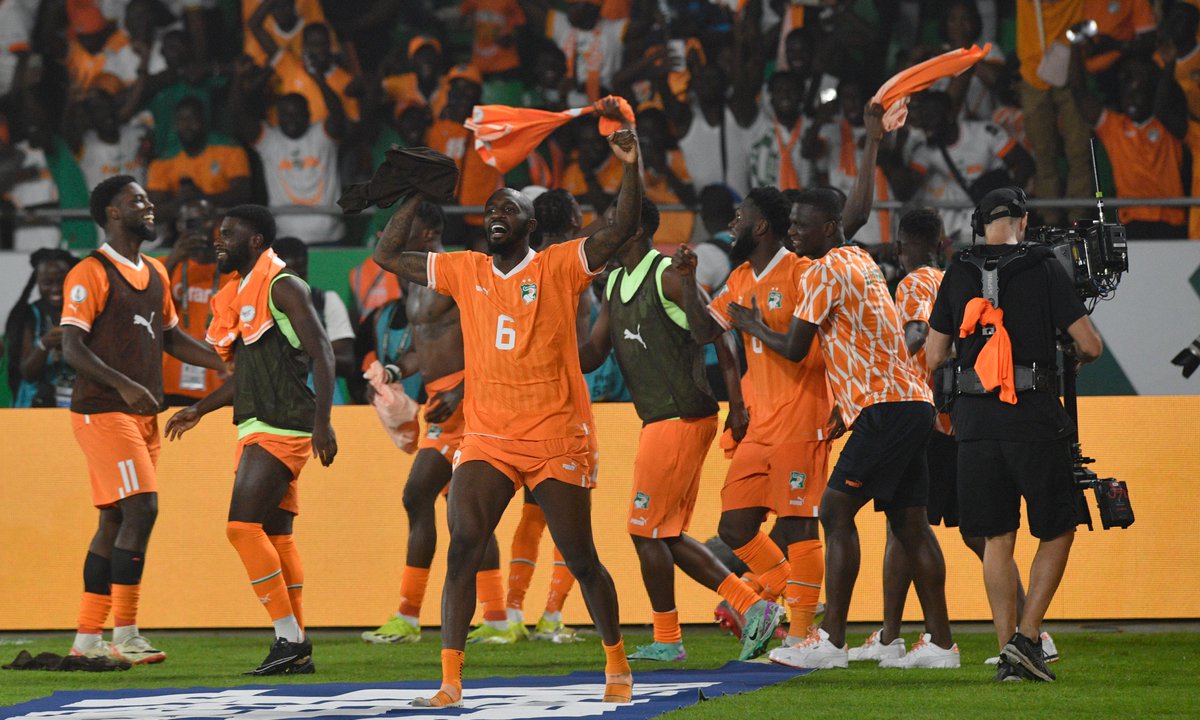 CAF_Online's tweet photo. The Elephants are not done with #TotalEnergiesAFCON2023! 🔥🇨🇮 https://t.co/kyqyESYvsK