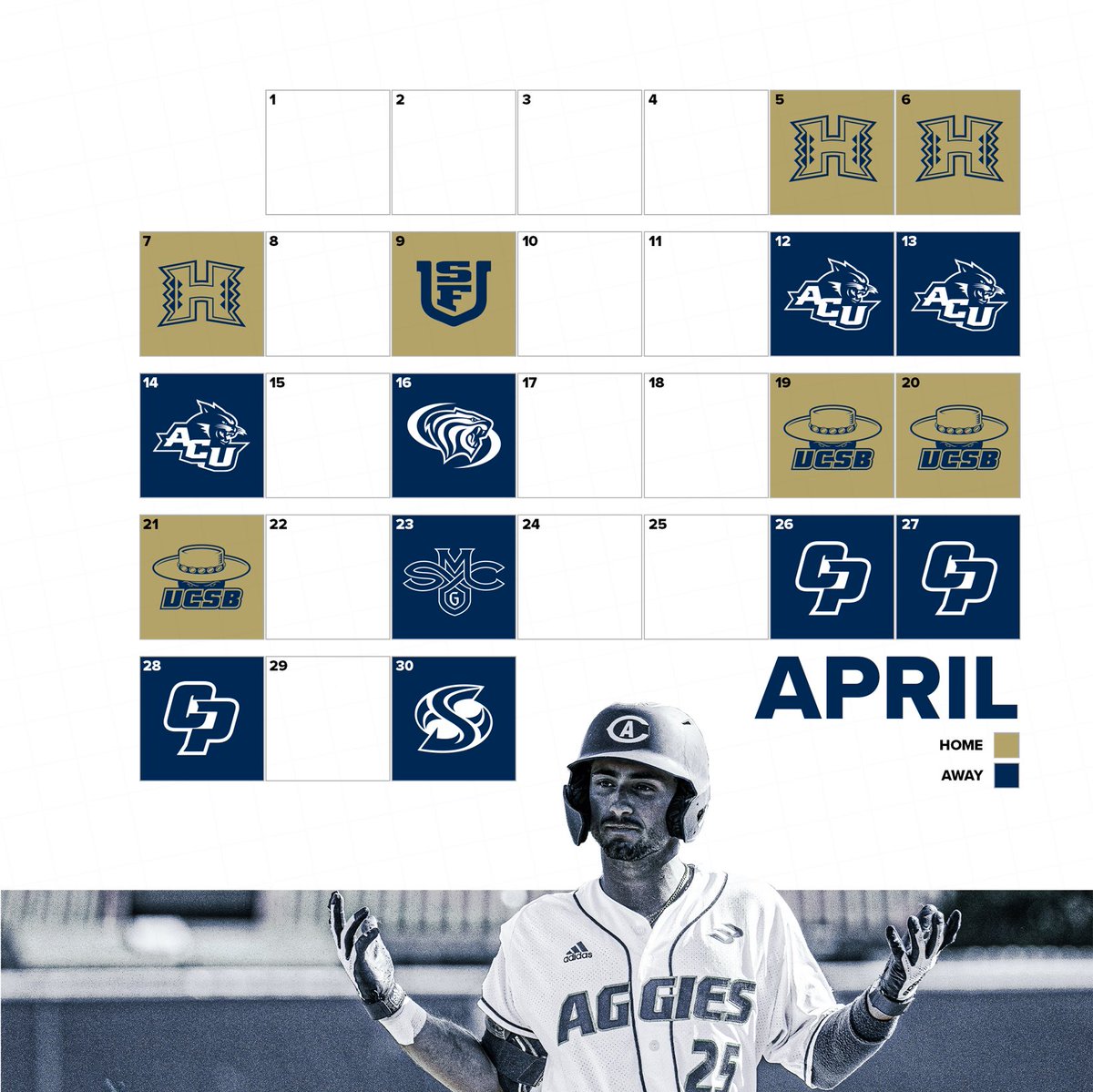 ucdavisbaseball's tweet photo. Season is set, Aggie fans🐴

See you all soon! 🗓️✍️

#GoAgs https://t.co/vC0w2Zorcs