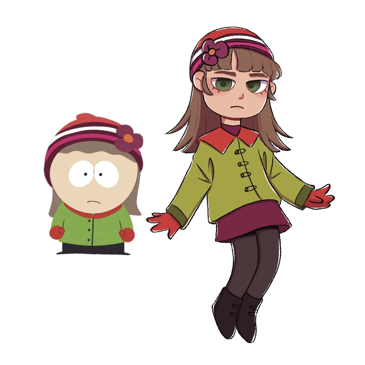 Heidi Turner fanart 🙁💚 #SouthPark