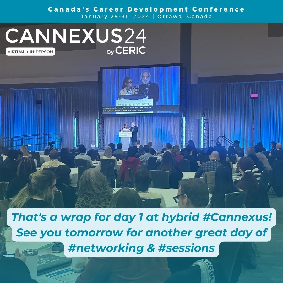 cannexus's tweet photo. That's a wrap for day 1 at hybrid #Cannexus! See you tomorrow for another great day of #networking &amp; #sessions https://t.co/j0dznSR7sb