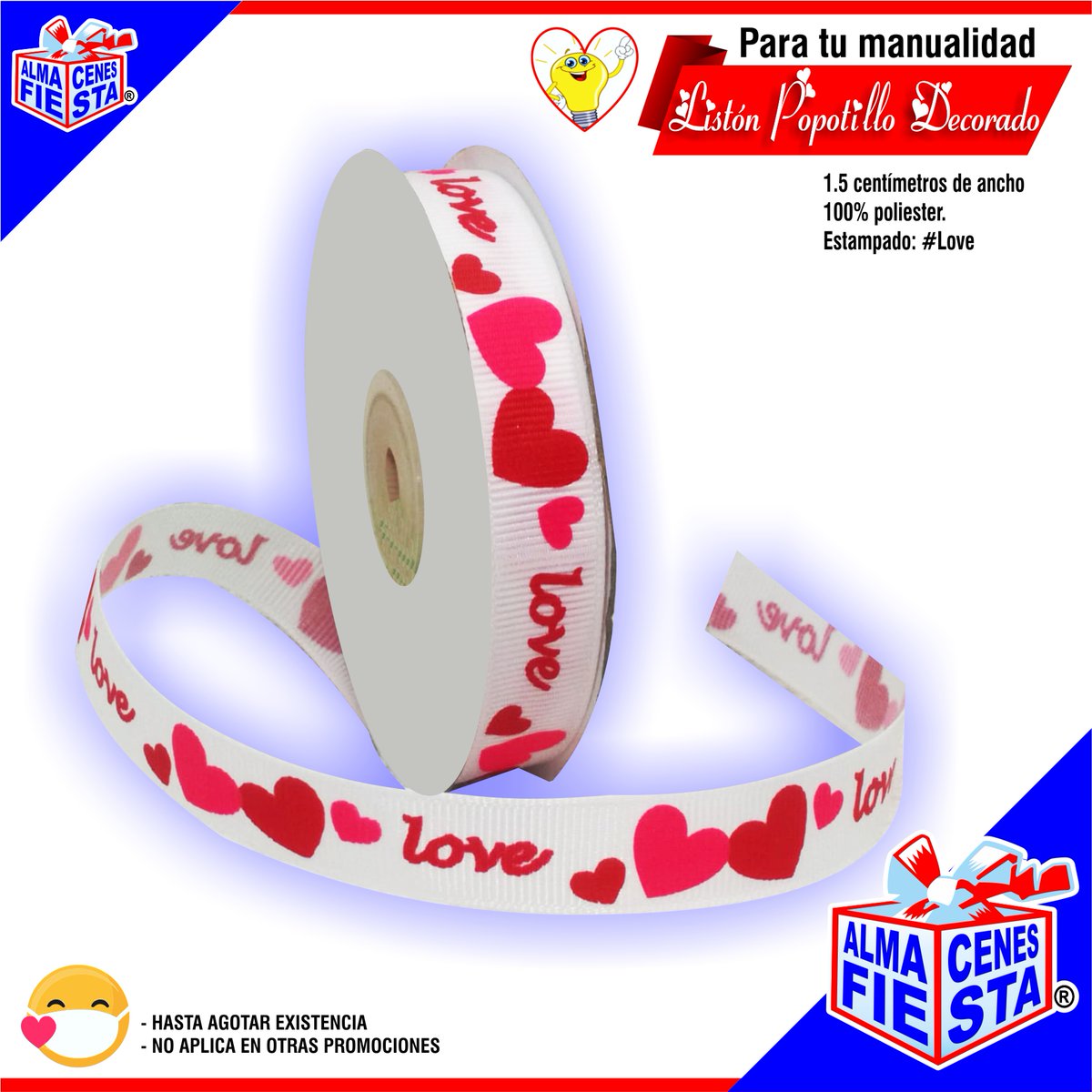 playa_fiesta's tweet image. Para tus #Manualidades
#Listones #Popotillos #Decorados de #Corazones
Para más informes 📷📷📷 bit.ly/2E0Vi2B
O manda mensaje privado y con gusto atenderemos tus dudas 📷