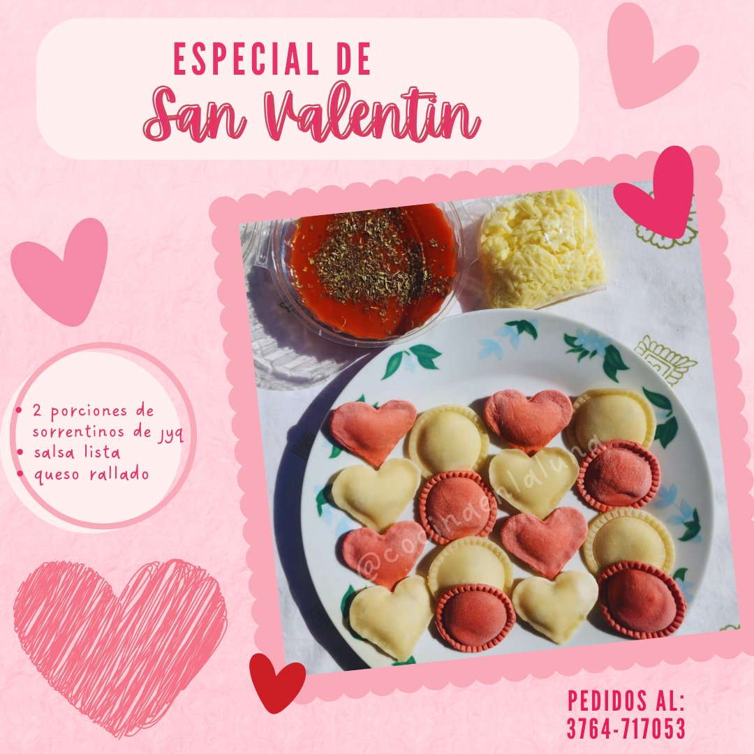 adrianarebollo_'s tweet photo. POSADAS, MISIONES📍
Te traigo este box para preparar pastas con tu persona en ese día especial!🍛
Incluye:
♡2 porciones de sorrentinos de jamón y queso
♡Salsa lista
♡Queso rallado
🚗Cuento con envío a domicilio con un costo dependiendo la zona.
3764-717053
Me ayudan con rt?🙏🏼 https://t.co/vsJhITNQvS