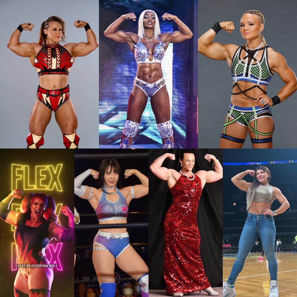 white2k5's tweet photo. The strong 7 ๐๐ปโโ๏ธ๐ช๐ป
@JordynneGrace
@Jade_Cargill
@ivynile_wwe
Jaymi Morris aka Chaos
@sym_yok
@SalibDonna aka Ms Marvelous
@reynaisiscmll
#MuscleMonday
#็ญ่ใฎๆๆๆฅ
#LunesMuscular
#JordynneGrace
#JadeCargill
#IvyNile
#JaymiMorris
#Chanyota
#ใกใใใใ
#MsMarvelous
#ReynaIsis https://t.co/dFux9bEeHR