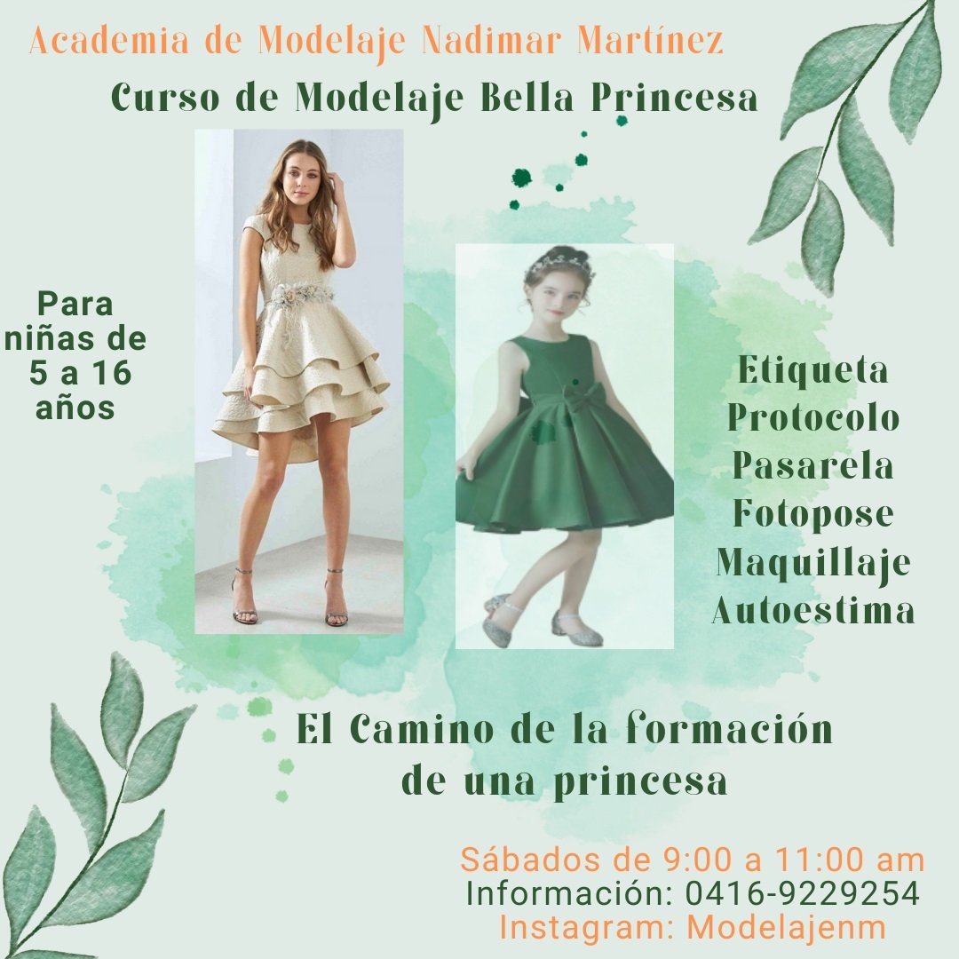 NadimarM's tweet photo. Lo que le falta a tu niña o adolescente para que sea toda una princesa. Un curso donde reforzamos normas de comportamiento social, etiqueta de mesa y elegancia. Inicio del curso 03/02/2024 y al mejor precio de promoción. Estamos ubicados en Santa Mónica. Te esperamos!!!! https://t.co/orctX2GjP5