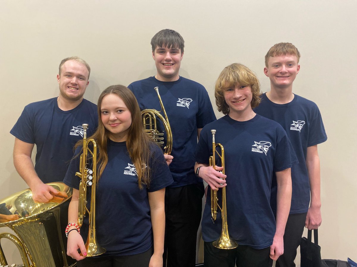 sdarockets's tweet photo. Congratulations to these students on their successful day at Iowa Western honor band. 
JH Taylor, Hailey, Gavin, Seth and HS Jack, Cash, Brenna, Luke, and Jace https://t.co/7t84R3IU5E