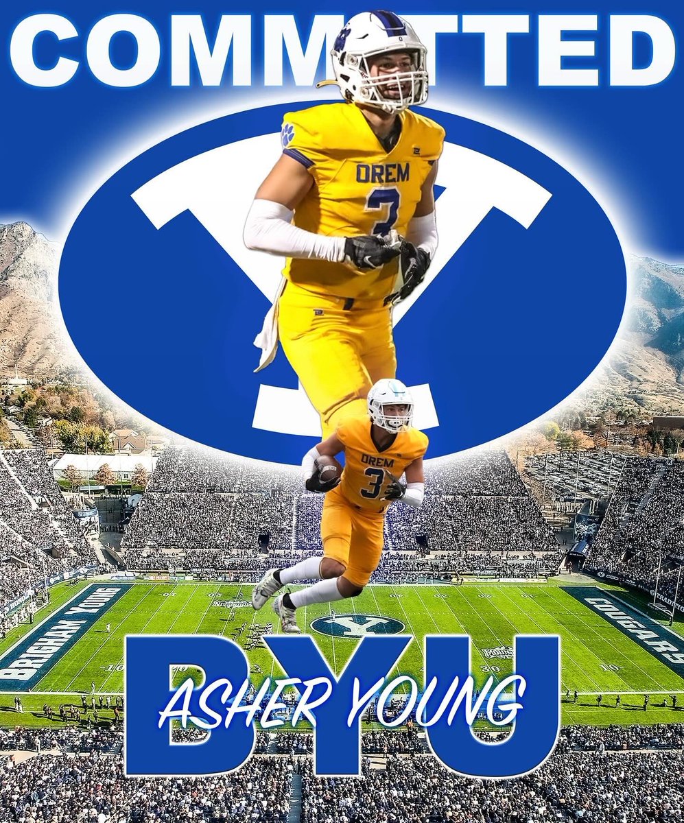 Ben Criddle (@criddlebenjamin) on Twitter photo |<a href="/AlphaRecruits15/">Will Snowden</a> on BYU PWO commit Asher Young
"Well number 1 he's quite the athlete , obviously he comes from the unbelievable lineage ... I'm super excited that BYU was able to get him locked down ... what I love about Aher is his versatility ... big strong hands, really |<a href="/AlphaRecruits15/">Will Snowden</a> on BYU PWO commit Asher Young
"Well number 1 he's quite the athlete , obviously he comes from the unbelievable lineage ... I'm super excited that BYU was able to get him locked down ... what I love about Aher is his versatility ... big strong hands, really