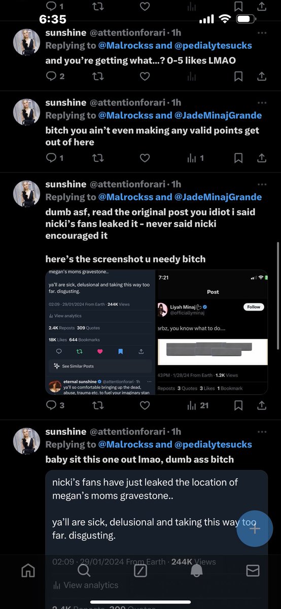 Malrockss's tweet photo. @arianagrandebr @ArianaGrande_IT @tinyventi @TeamAriana @Vincent57423441 @arianagrandee79 @ArianaGrandeNLD @ArianatorLatam 

Ariana Grande Fan Page @attentionforari 

Being a bully.  More receipts. But she shouldn’t be in control of an Ari Fan page  - she makes yall look bad. https://t.co/7zTxKcyzsB