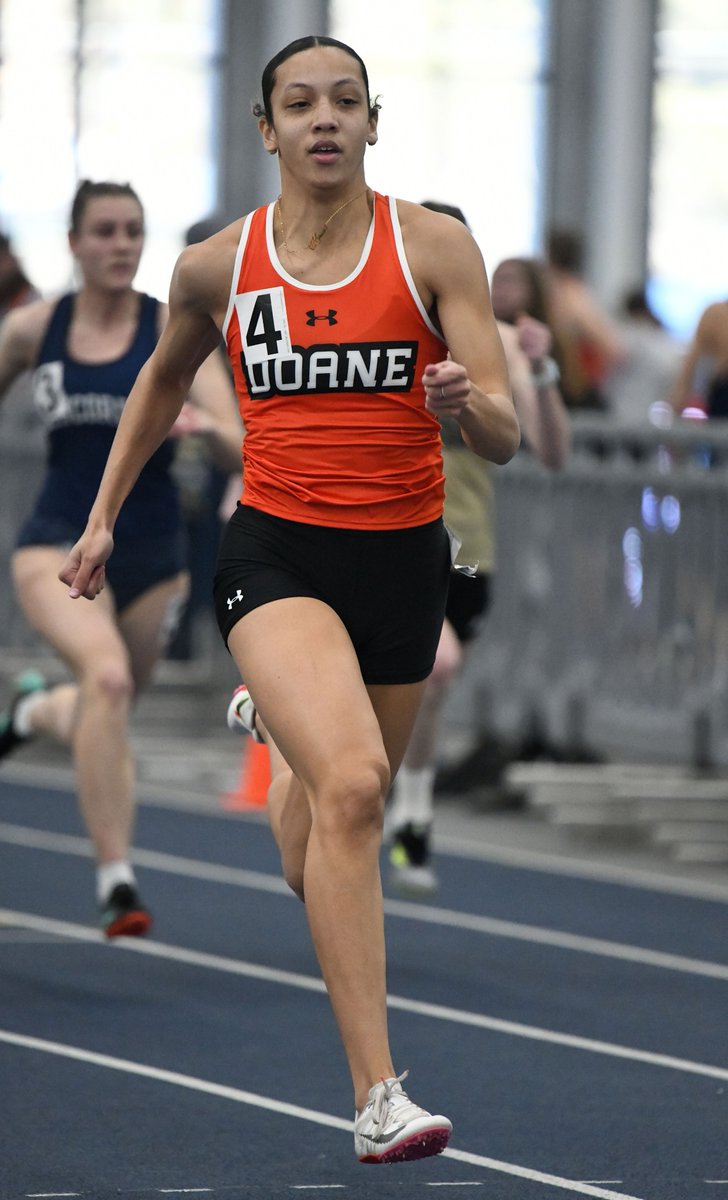 Everybody! Meet <a href="/neryah_12/">Neryah Hekl .</a>, #DoaneTF's newest team member. She may have been flying under the radar before Saturday, but running :07.71 tends to get you noticed in a hurry. Welcome, Neryah!

#ConcordiaClassic
