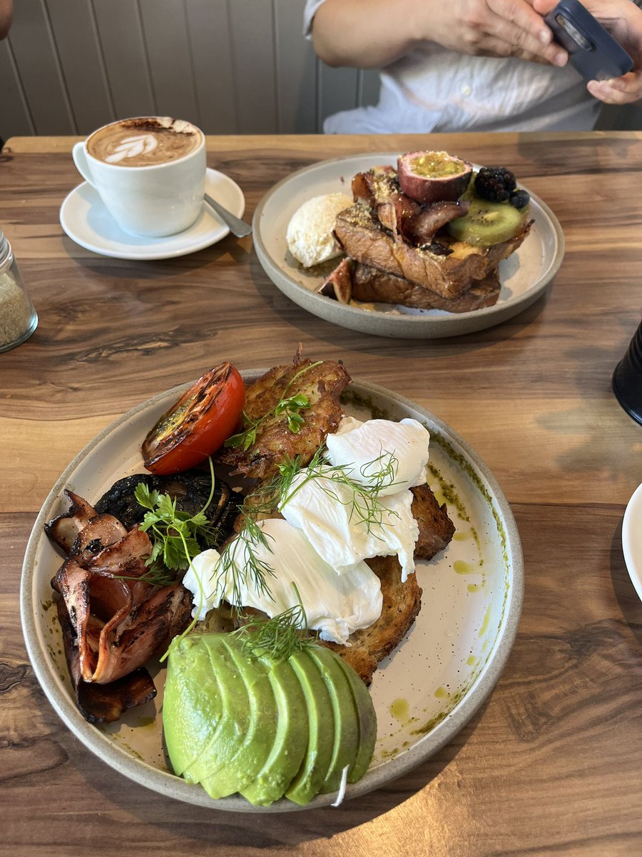MikeKennedy1906's tweet image. Breakfast at #HelloSparrow in #StKilda with Grant and Huy.