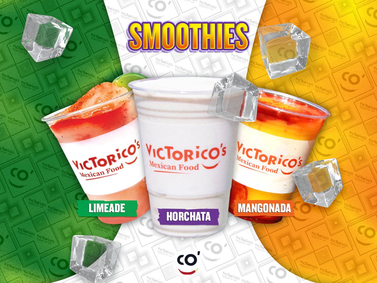 Chill vibes and flavorful sips! Have you tried our refreshing smoothies? Perfect for any day. 🍹 
.
.
.
#VictoricosSmoothies #SipAndChill #FlavorfulDelights #Victoricos #VictoricosFlavor #ShareTheFlavor