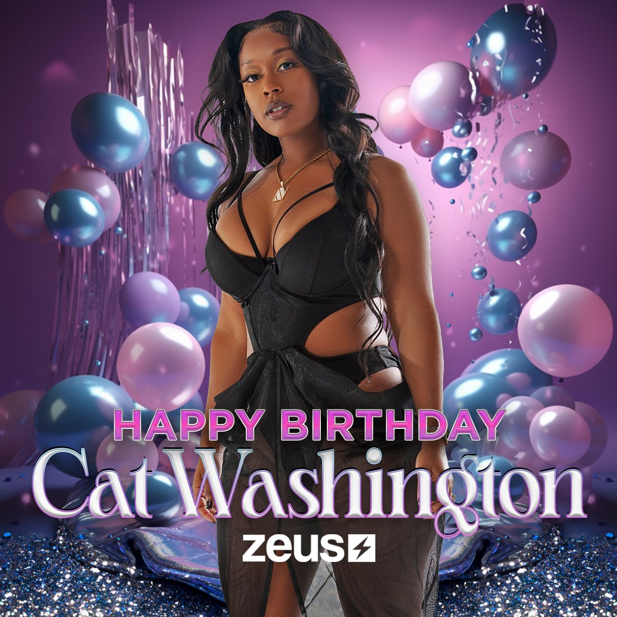 The_ZeusNetwork's tweet photo. Yesss!! 😜 Issa OG BAD GIRL turned BADDIE BIRTHDAY TODAY!! 🥳 @mscat215 … From the Entire Zeus Team &amp; your Baddie Sisters, may your day be nothing less of a GOOD TIME and filled with LOVE &amp; LAUGHTER with many more birthdays to come!! 🥂

Link in bio to subscribe!! ⚡️ https://t.co/3DkjZw2NFV