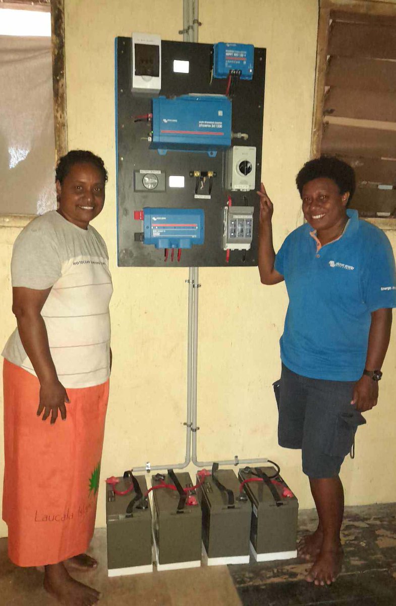 SolarFiji's tweet image. 1.25kWp Offgrid Solar System in Rukua, Beqa
solarfiji.org/offgrid-solar-…

#solarfiji #victronenergy #PhonoSolar #beqa #Rukua #fijiislands #RenewableEnergy #offgridsolar #residential #solarpower
