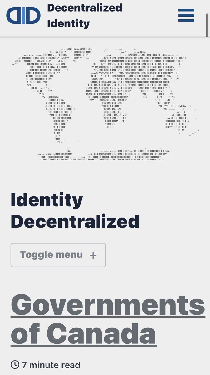 MrManXRP's tweet image. Canada Digital ID.
Technology provider is The Digital ID and Authentication Council of Canada (DIACC), which works with #hyperledger

The most recent Canadian
 regulation amendment to the digital ID program was made on December 14, 2023. The Directive on Service and Digital was