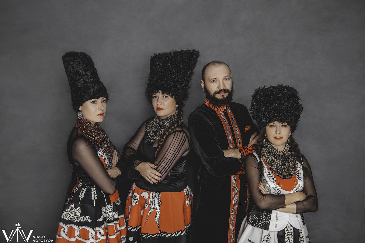 “Ethnic chaos” band @DakhaBrakha is a #WorldMusic quartet from Kyiv, Ukraine. The band has added rhythms of the surrounding world into their music, creating a bright, unique and unforgettable sound. March 29, presented by @VanWorldMusic: ow.ly/R3p650QvHgV #NewWest