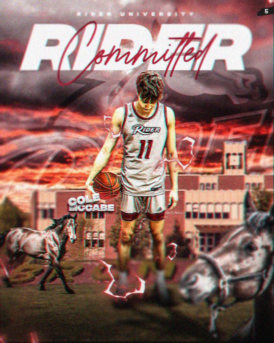 I’m blessed to announce my commitment to Rider University. Thank you to my parents for always supporting me, thank you to my all of my coaches who have helped me along the way especially Coach Carr, and thank you to my teammates. Thank you Coach Baggett and the Rider staff.