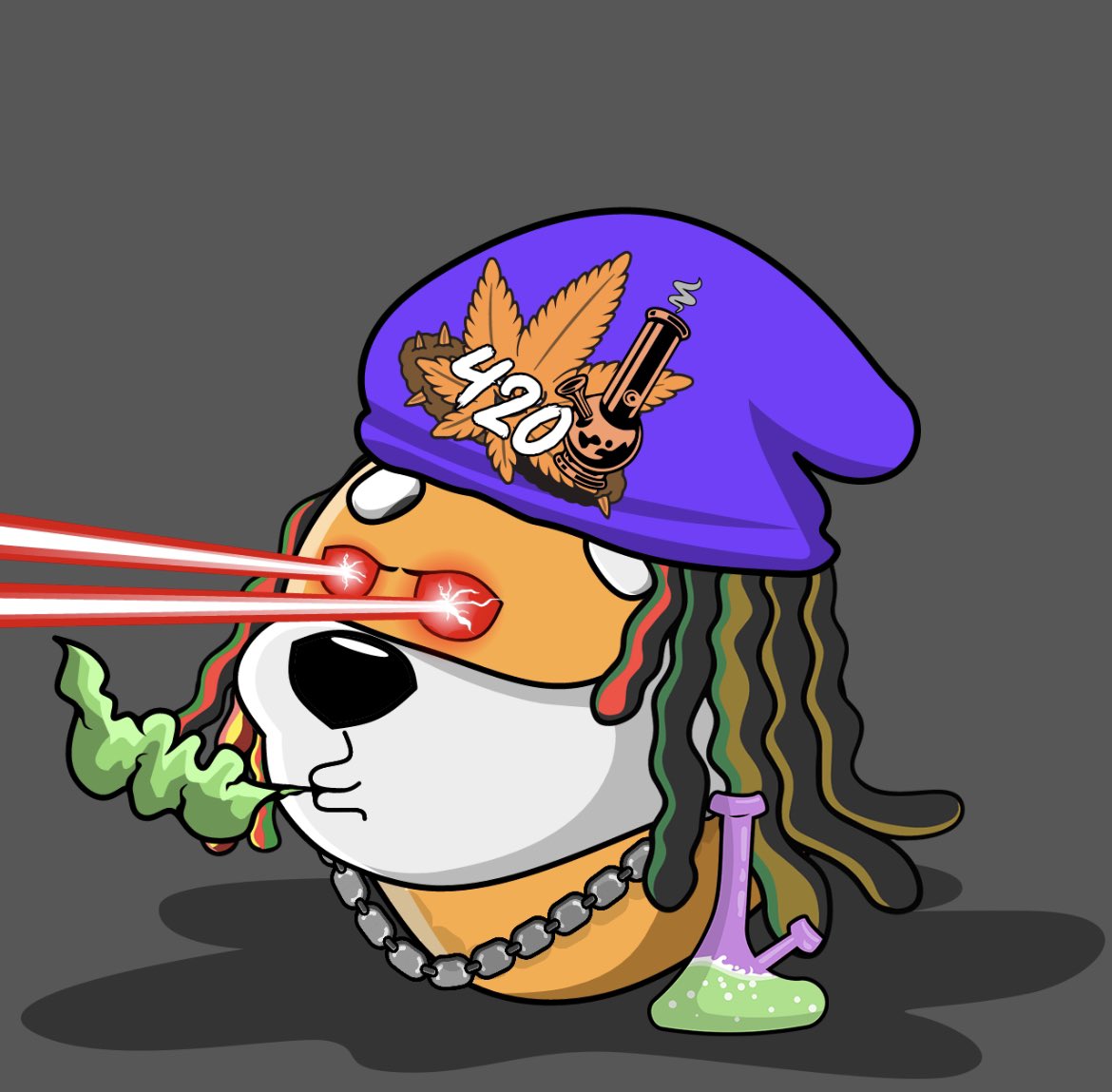 Take a $BONG and chill #BONGARMY. We always cooking. #BONGERS #NFTGiveaway $SOL