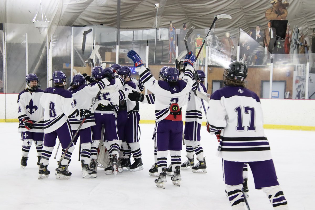 01. 30. 24!! New Ro v RTH, 8:45 at Playland. After an amazing win the boys are on the road, BE THERE 💜⚜️