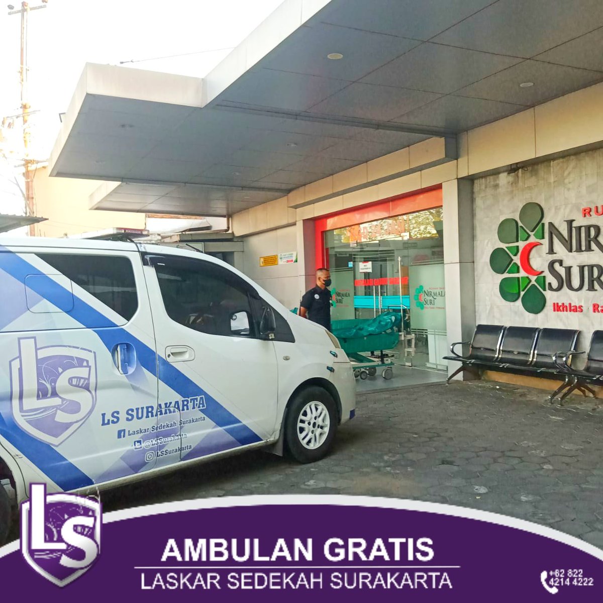 LSSurakarta's tweet image. LAYANAN AMBULANS GRATIS

1. Senin, 08 Januari 2024 
Muadz Nahwa Al Muhaqqiq (15 Tahun) Dari Wirodigdan, Ngemplak, Kartasura ke RSUP Dr Sardjito Yogyakarta.

2. Ahad, 14 Januari 2024 
Emergency Pasien drop Dari Blimbing, Wonorejo ke RS Nirmala Suri Sukoharjo.